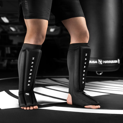 Hayabusa Core Sleeved Shin Guards - Peak Home Fit