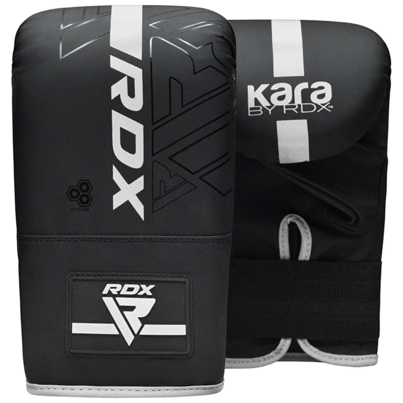 RDX F6 KARA Bag Gloves 4oz Black - Peak Home Fit
