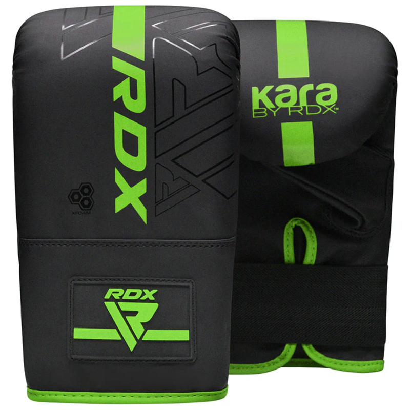 RDX F6 KARA Bag Gloves 4oz Black - Peak Home Fit
