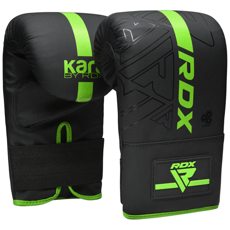 RDX F6 KARA Bag Gloves 4oz Black - Peak Home Fit