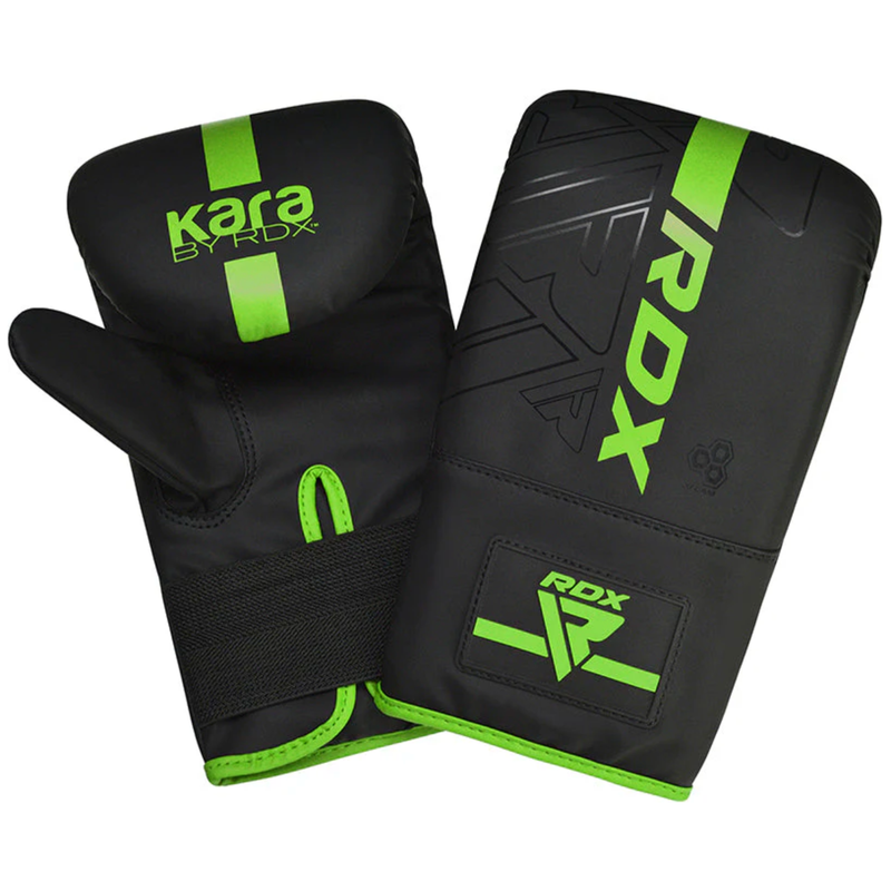 RDX F6 KARA Bag Gloves 4oz Black - Peak Home Fit