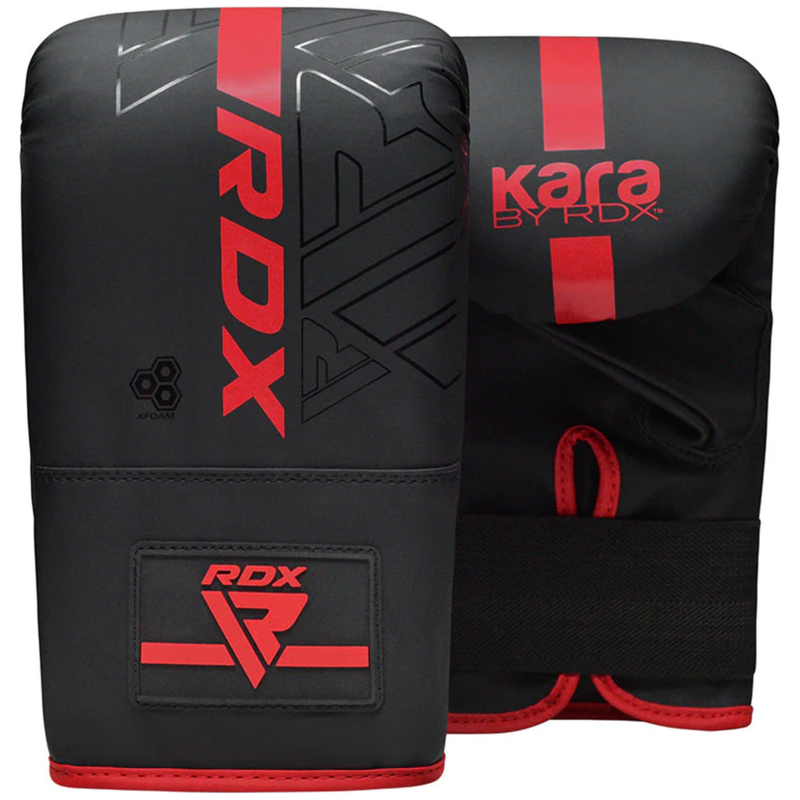 RDX F6 KARA Bag Gloves 4oz Black - Peak Home Fit