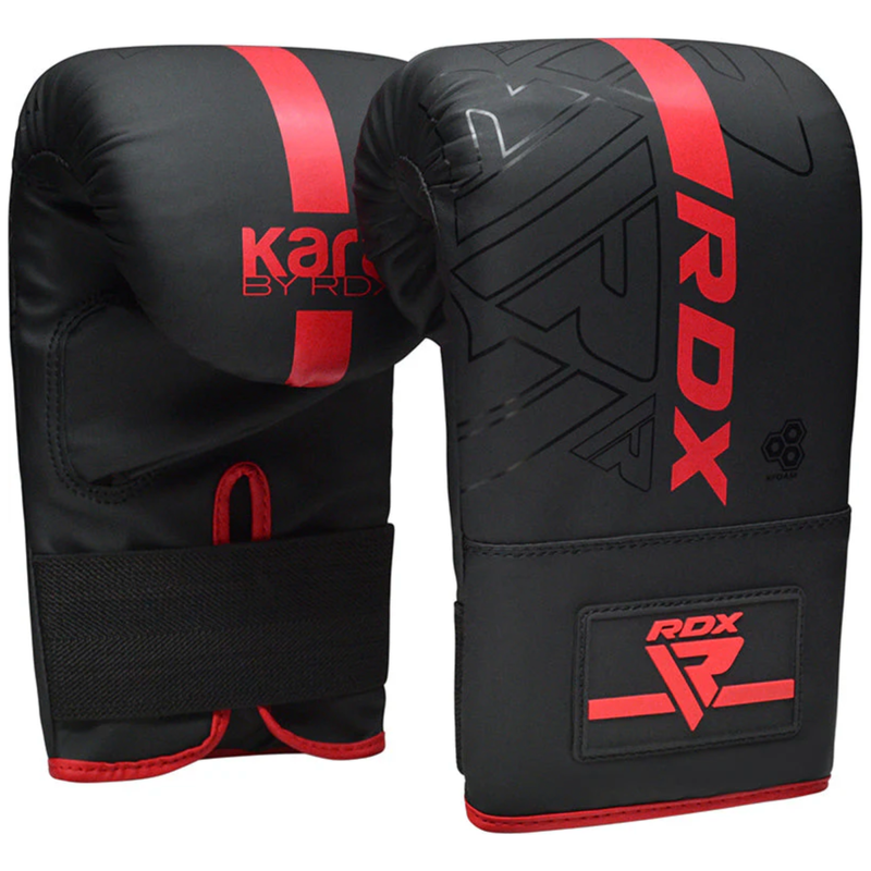 RDX F6 KARA Bag Gloves 4oz Black - Peak Home Fit
