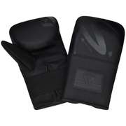 RDX F15 Noir Bag Gloves 4OZ Black - Peak Home Fit