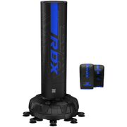 RDX F6 6FT KARA BLUE FREE STANDING PUNCH BAG WITH MITTS SET - Peak Home Fit