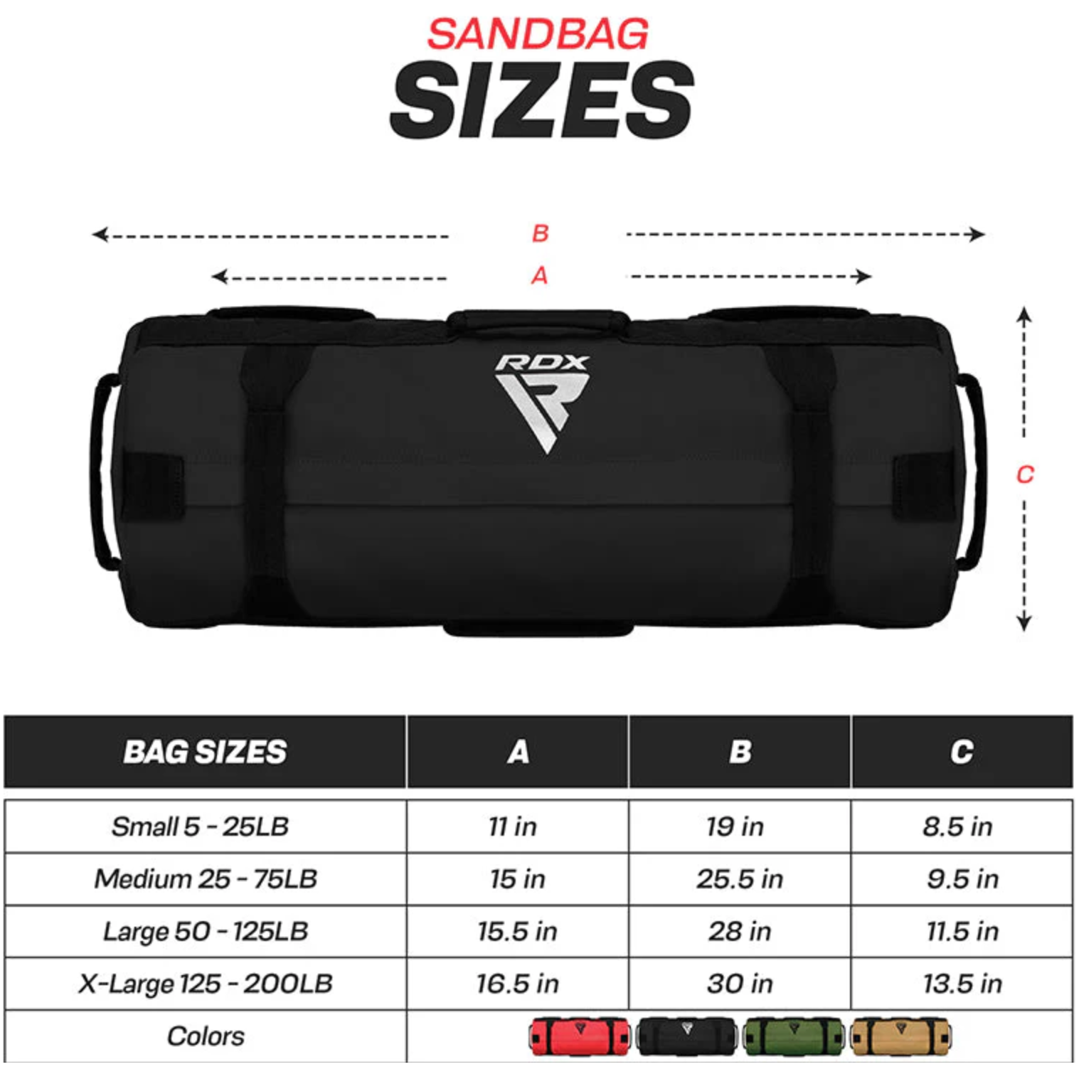 RDX Fitness Sandbag for Workout - Peak Home Fit