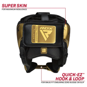 RDX L1 Mark Pro Cheek Boxing Training Head Guard - Peak Home Fit
