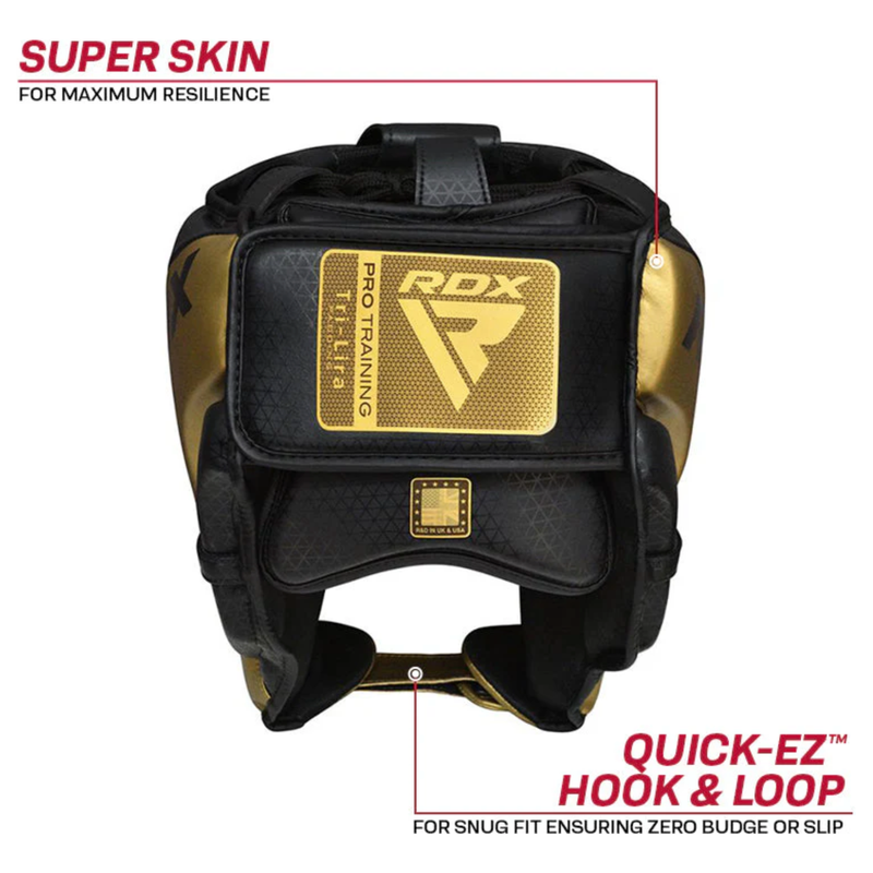 RDX L1 Mark Pro Cheek Boxing Training Head Guard - Peak Home Fit