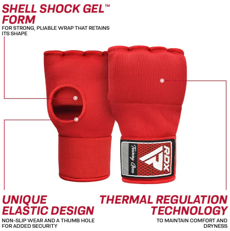 RDX IS Gel Padded Inner Gloves Hook & Loop Wrist Strap For Knuckle Protection OEKO-TEX® Standard 100 Certified