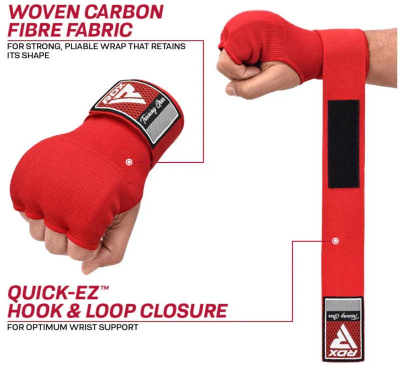 RDX IS Gel Padded Inner Gloves Hook & Loop Wrist Strap For Knuckle Protection OEKO-TEX® Standard 100 Certified